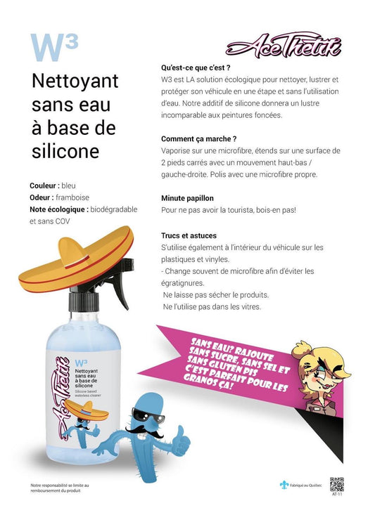 W3 Nettoyant sans eau